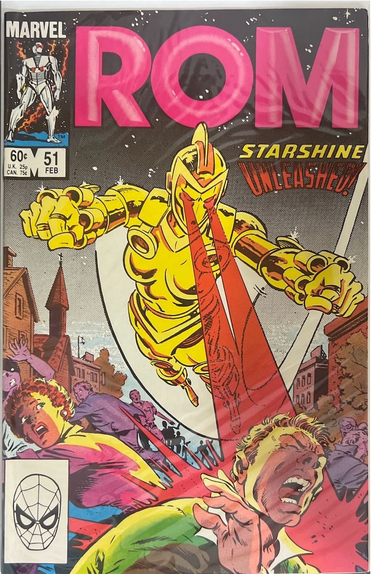 ROM, #051, Starshine Unleashed! (Marvel, 1984) - Direct Sales