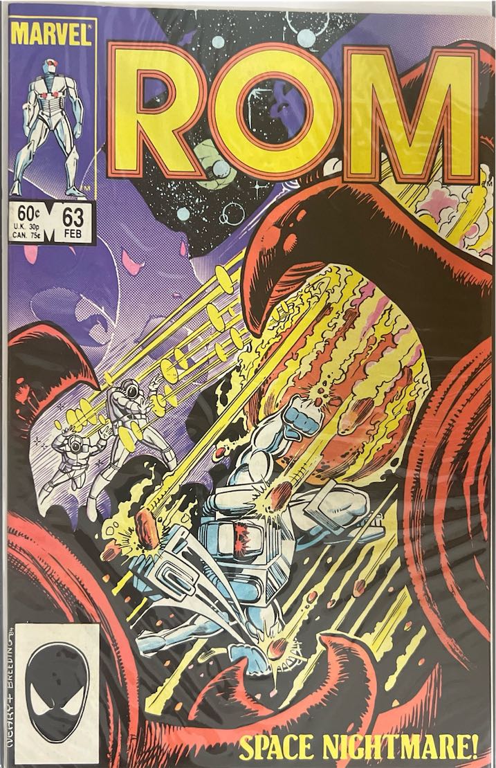 ROM, #063, Space Nightmare! (Marvel, 1985) - Direct Sales