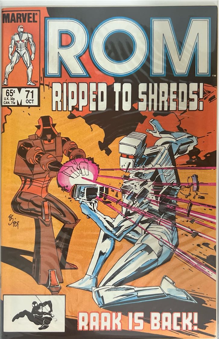 ROM, #071, Ripped to Shreds! (Marvel, 1985) - Direct Edition