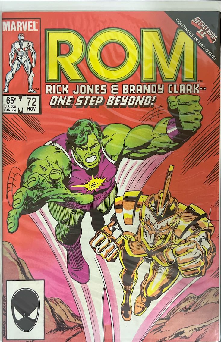 ROM, #072, One Step Beyond! (Marvel, 1985) - Direct Sales Edition