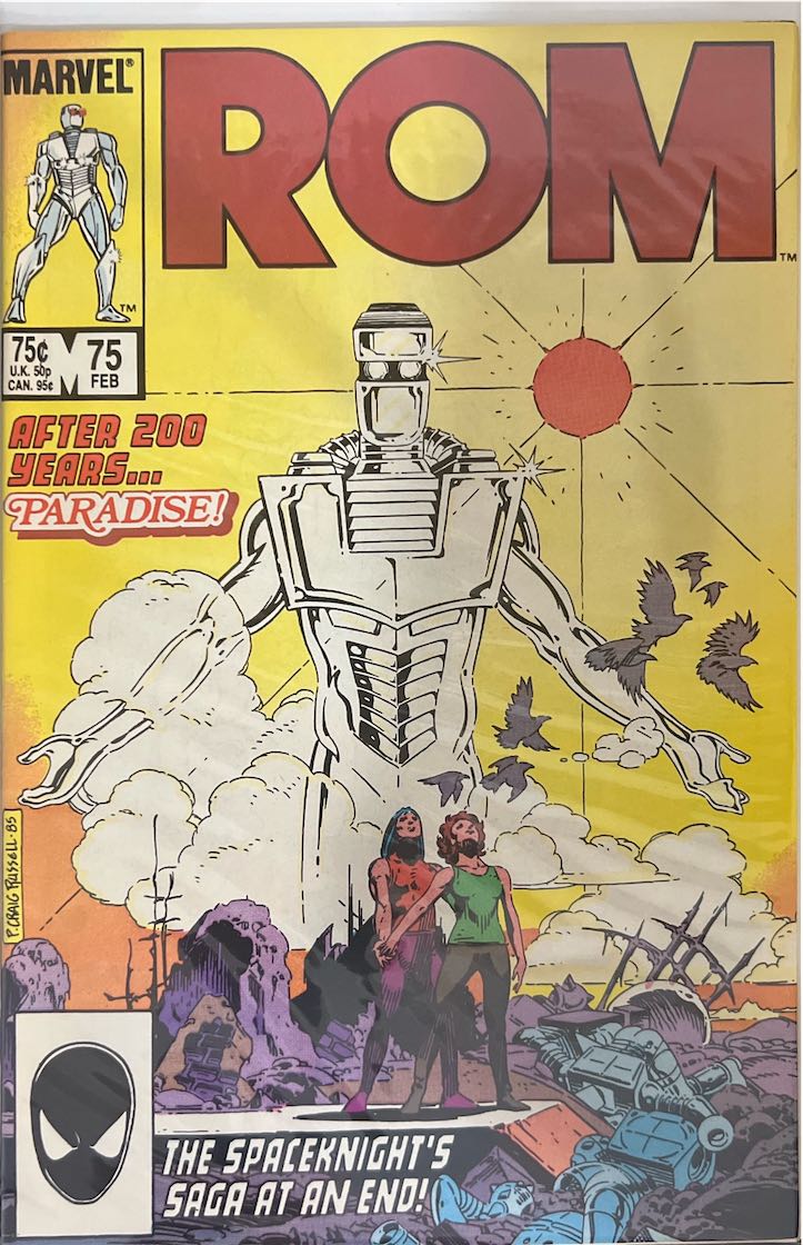 ROM, #075, The Spaceknight's Saga at an End! (Marvel, 1985) - Direct Sales