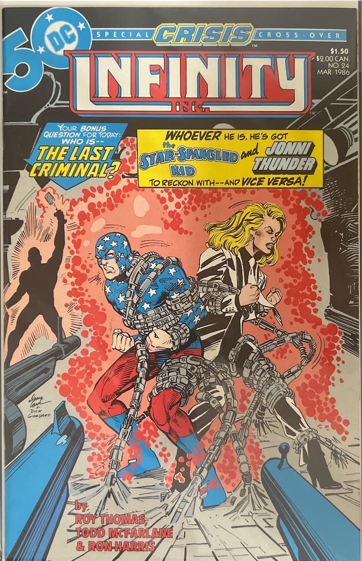 Infinity Inc., #024, (DC, 1986) - Direct Sales Edition