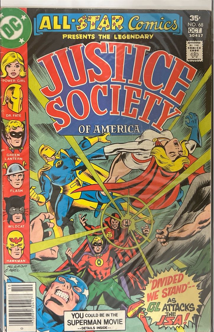 All-Star Comics, #068, Justice Society of America (DC Comics, 1977) - Direct Sales