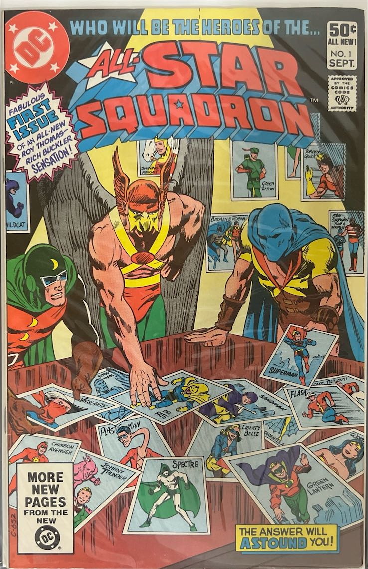 All-Star Squadron, #001, Who Will Be the Heroes of The... (DC Comics, 1981) - Direct Sales