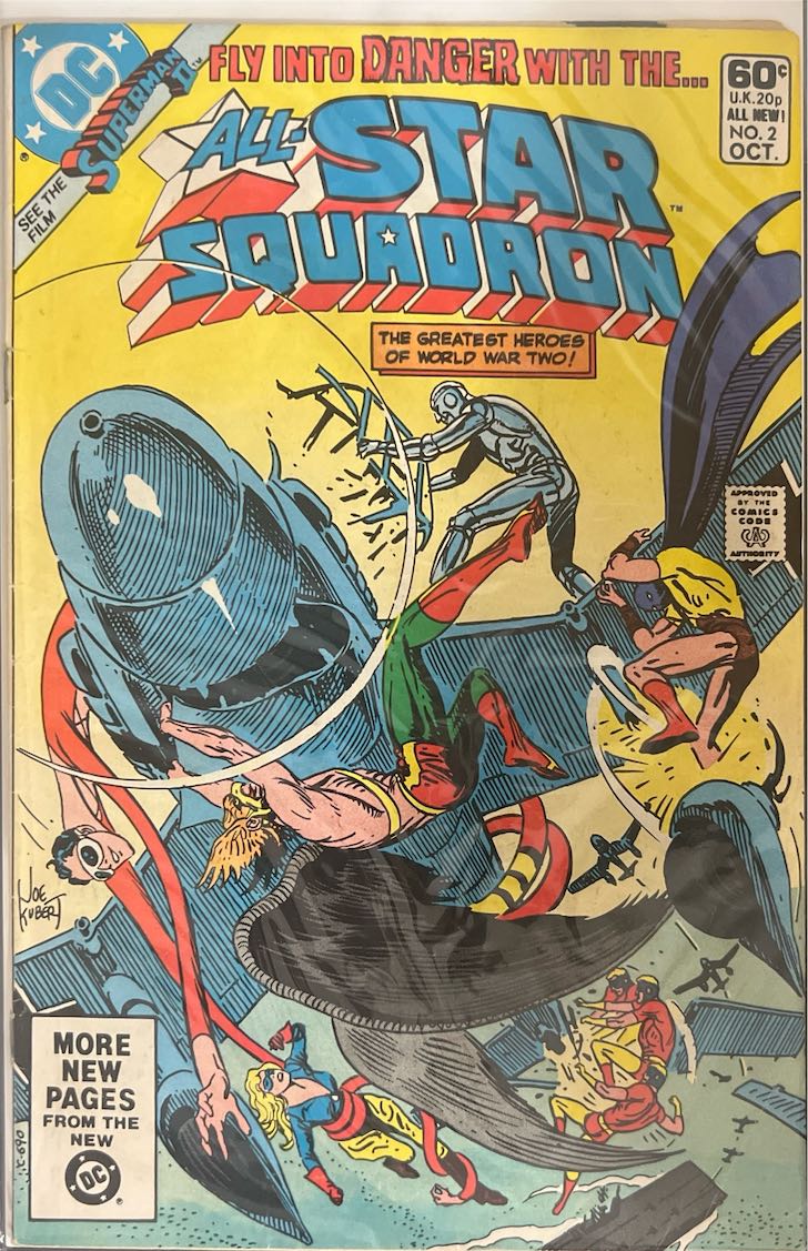 All-Star Squadron, #002, The Greatest Heroes of World War Two! (DC Comics, 1981) - Direct Sales