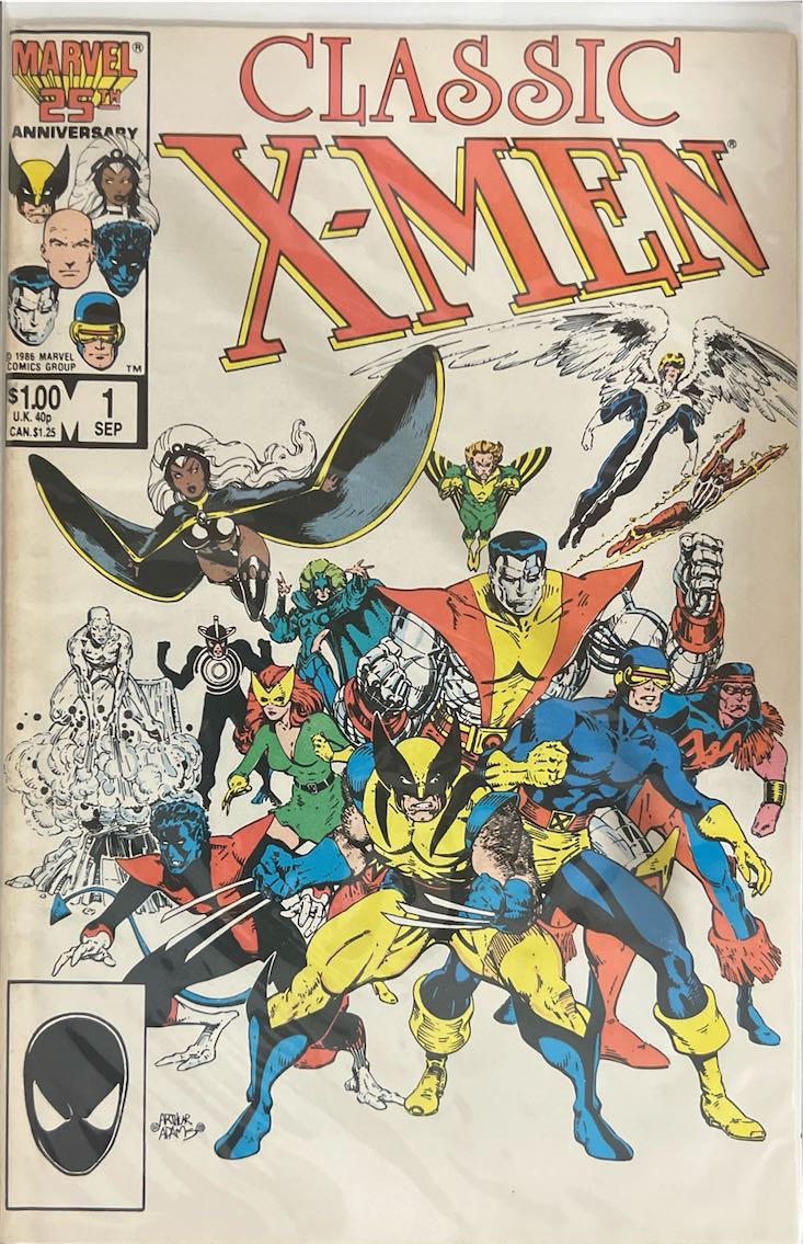 Classic X-Men, #001 (Marvel, 1986) - Direct Sales