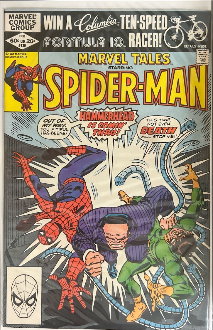 Marvel Tales Starring Spider-Man, #136 (Marvel, 1981) - Direct Sales