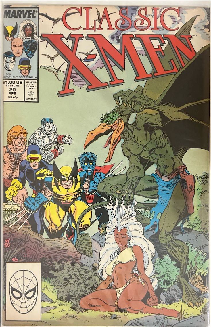 Classic X-Men, #020 (Marvel, 1988) - Direct Edition