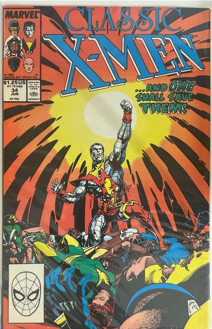 Classic X-Men, #034 (Marvel, 1989) - Direct Edition