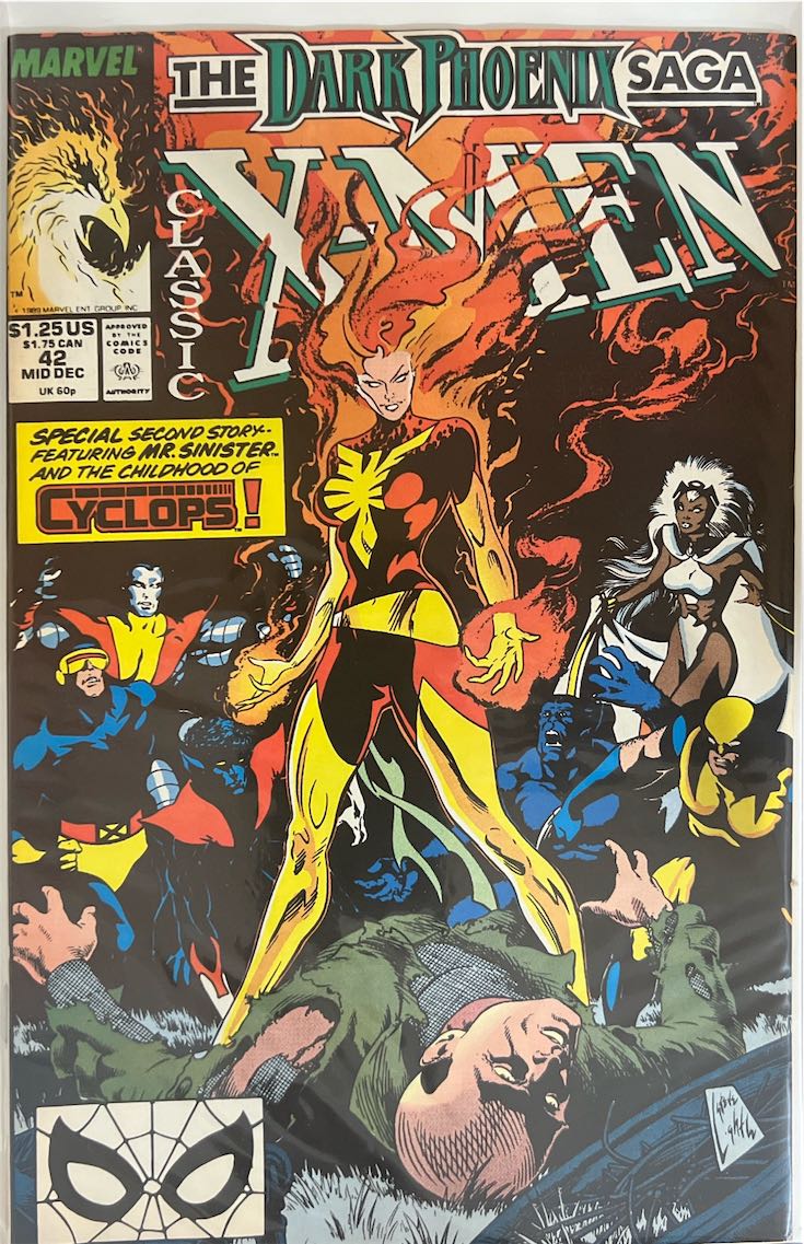 The Dark Phoenix Saga, X-Men Classic, #042 (Marvel, 1989) - Direct Sales