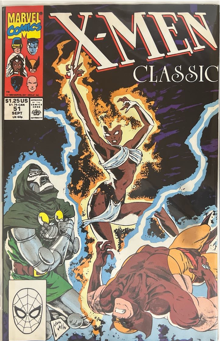 X-Men Classic, #051, (Marvel, 1990) - Direct Sales