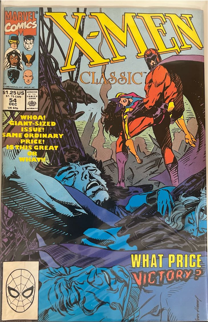 X-Men Classic, #054, "What Price Victory?" (Marvel, 1990) - Direct Sales Edition