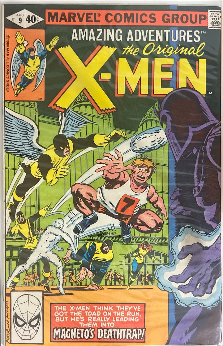 Amazing Adventures, #009, The Original X-Men (Marvel, 1980) - Direct Edition