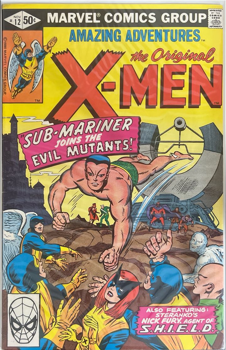 Amazing Adventures, #012, The Original X-Men (Marvel, 1971) - Direct Edition