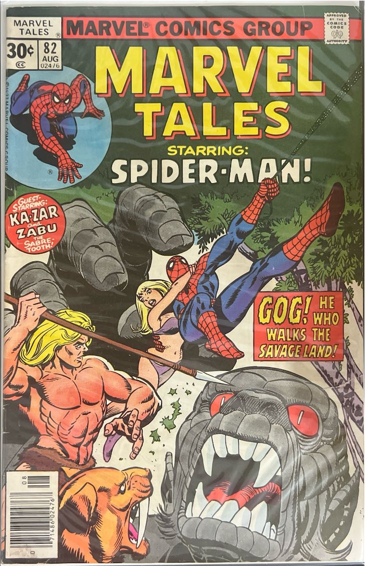 Marvel Tales, #082, Starring Spider-Man (Marvel, 1977) - Direct Sales