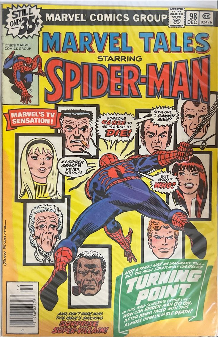 Marvel Tales, #098, Starring Spider-Man (Marvel Comics, 1978) - Direct Sales