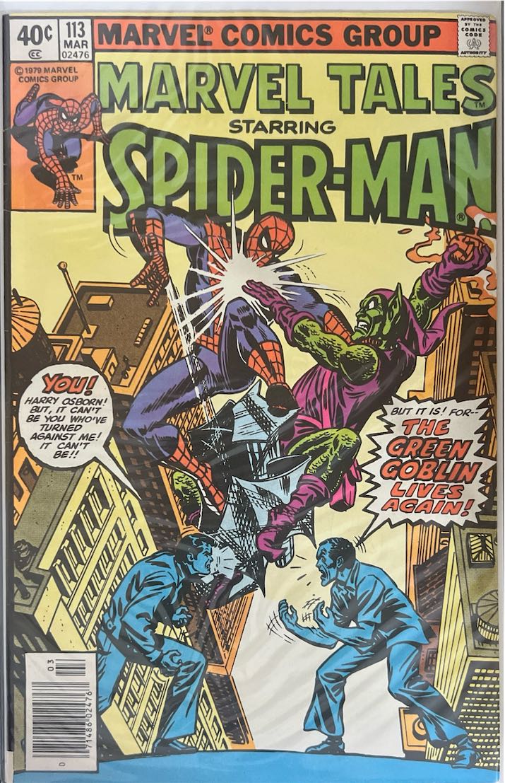 Marvel Tales, #113, Starring Spider-Man (Marvel Comics, 1979) - Direct Sales