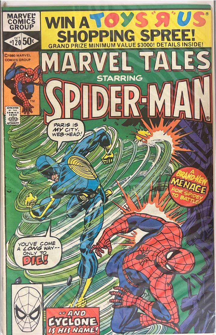 Marvel Tales, #120, Starring Spider-Man (Marvel Comics, 1980) - Direct Edition