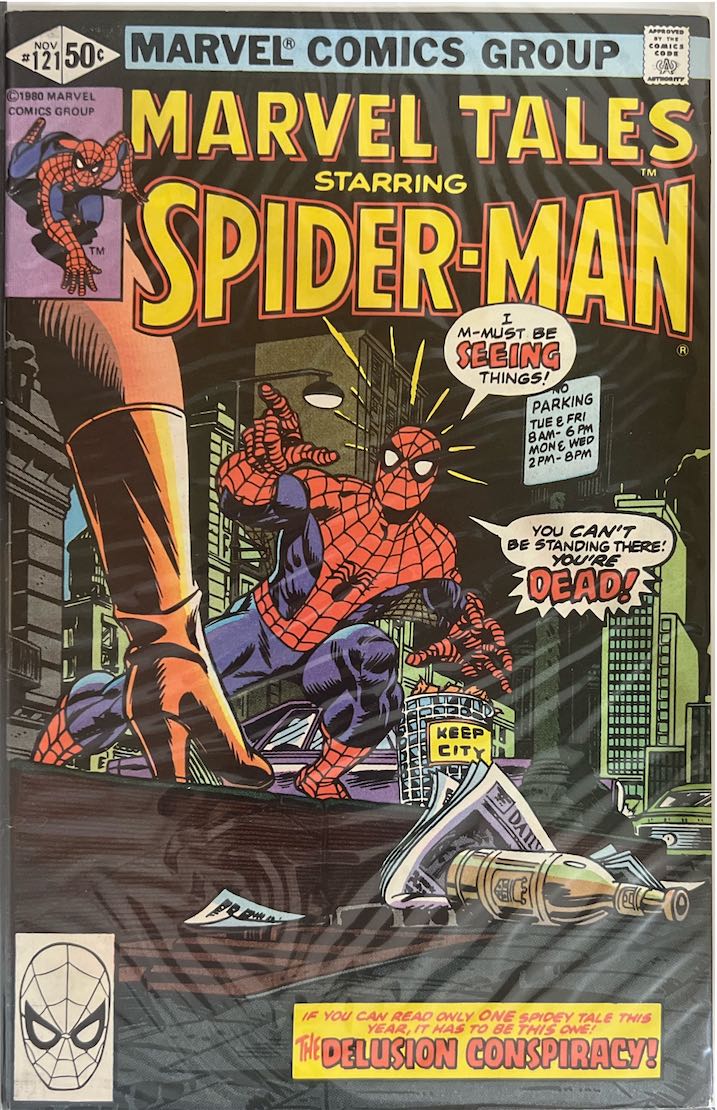 Marvel Tales Starring Spider-Man, #121, The Delusion Conspiracy (Marvel Comics, 1980) - Direct Sales