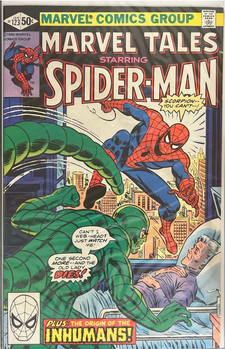 Marvel Tales, #123, Scorpion... You Can't! (Marvel Comics, 1980) - Direct Sales