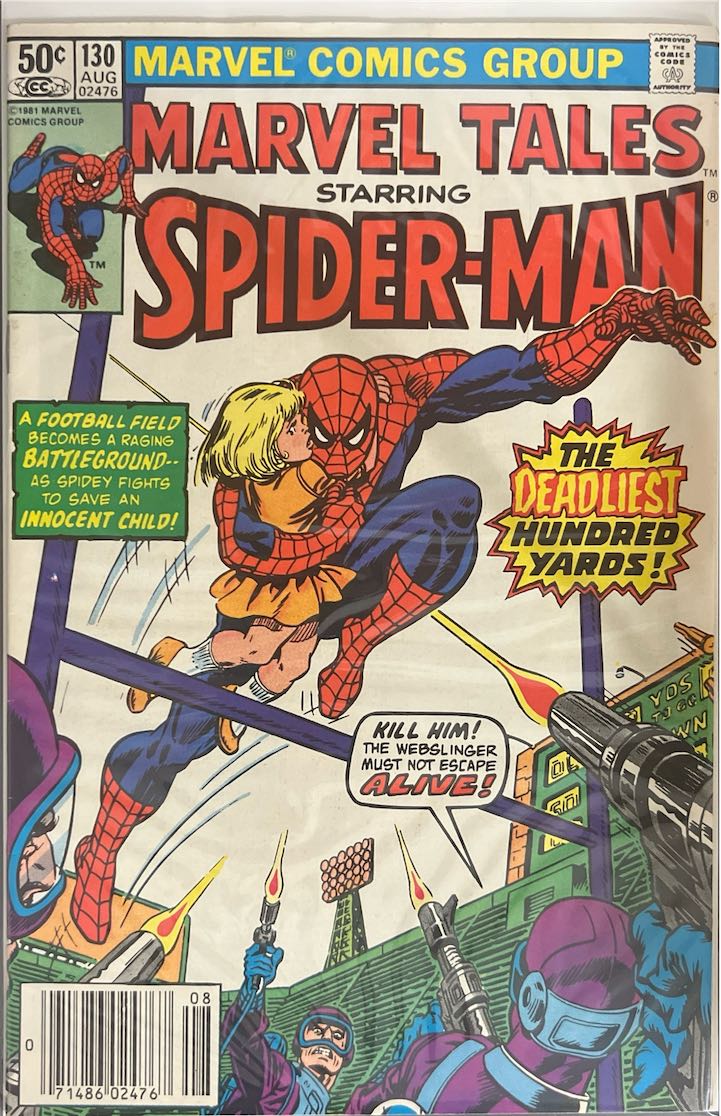 Marvel Tales, #130, Starring Spider-Man (Marvel, 1981) - Direct Sales