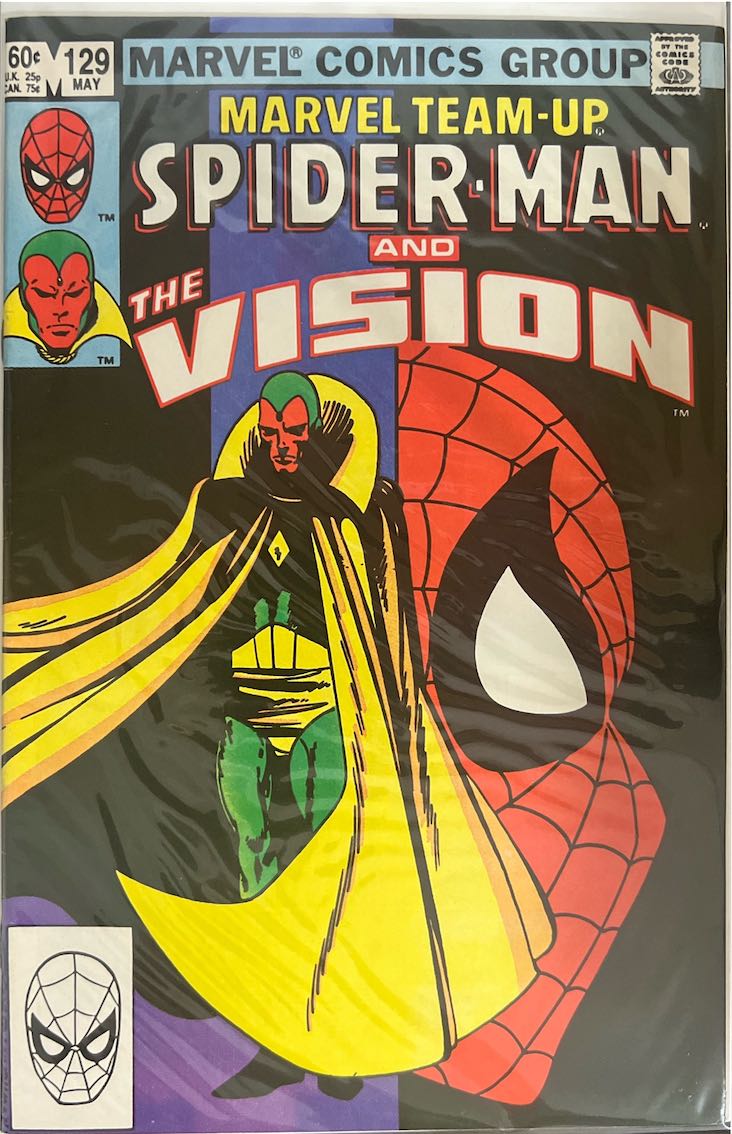 Marvel Team-Up, #129, Spider-Man and The Vision (Marvel, 1983) - Direct Edition