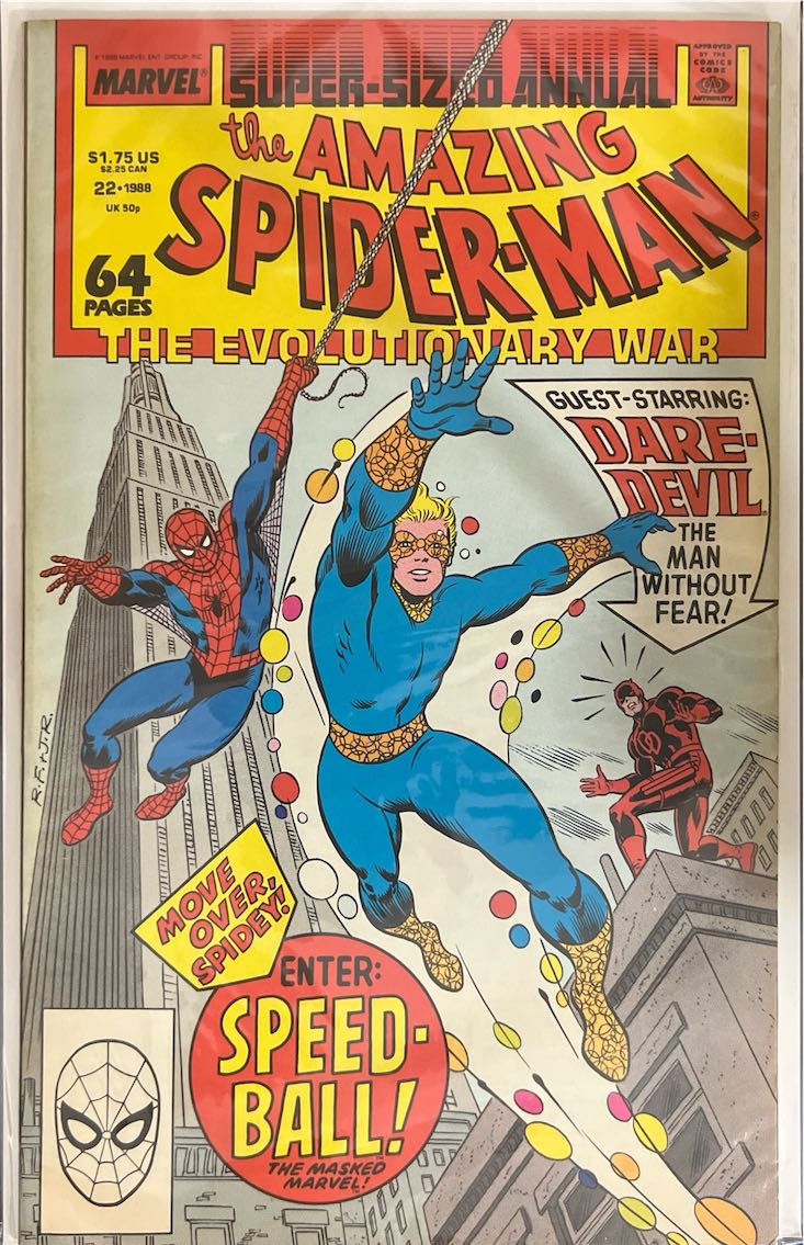 The Amazing Spider-Man, Annual, 022, The Evolutionary War (Marvel, 1988) - Direct Edition