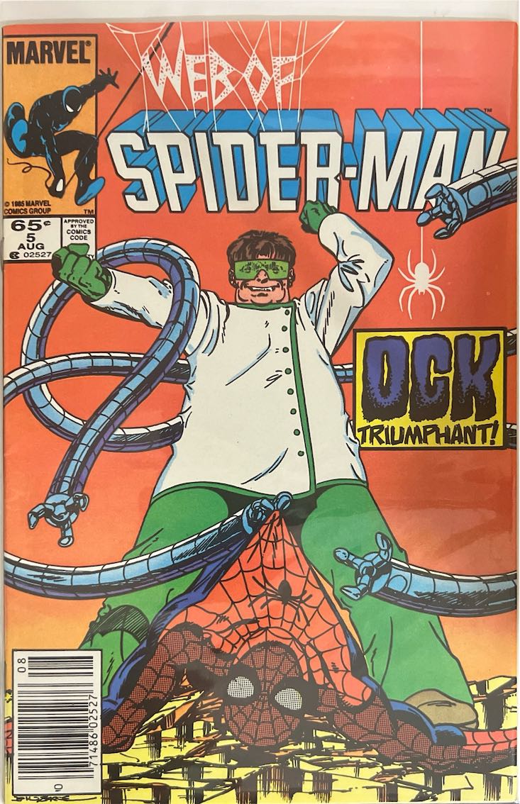 Web of Spider-Man, #005, Ock Triumphant! (Marvel, 1985) - Newsstand Edition