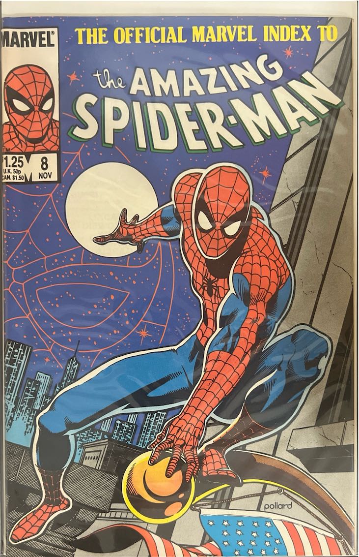 The Official Marvel Index to The Amazing Spider-Man, #008 (Marvel, 1986) - Direct Sales