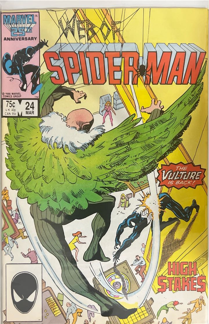 Web of Spider-Man, #024 (Marvel, 1986) - Direct Sales