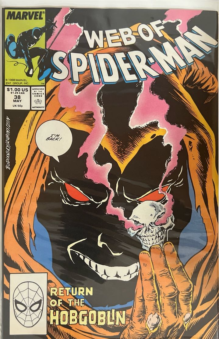 Web of Spider-Man, #038, Return of the Hobgoblin (Marvel, 1988) - Direct Edition