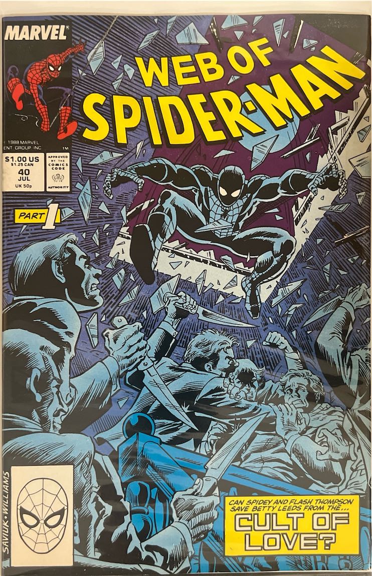 Web of Spider-Man, #040, Part 1 (Marvel, 1988) - Direct Sales