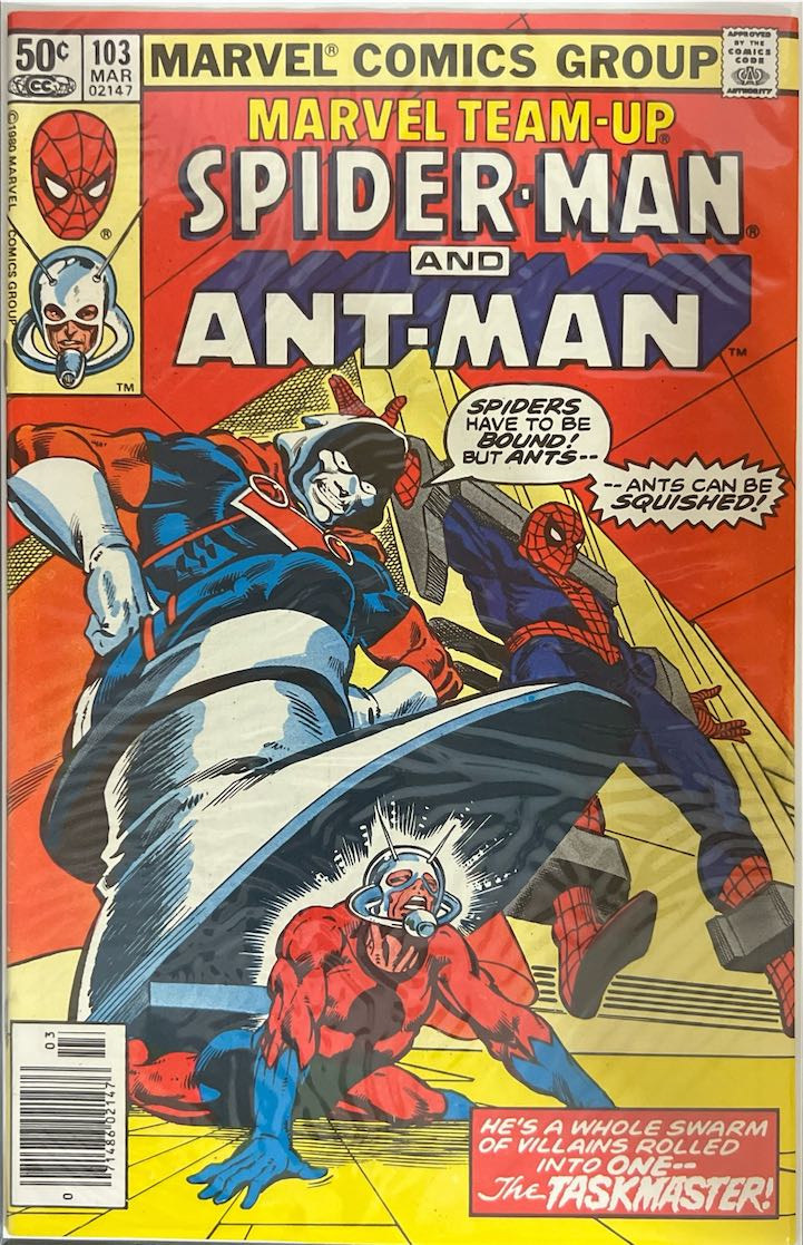 Marvel Team-Up, #103, Spider-Man and Ant-Man (Marvel, 1981) - Direct Sales