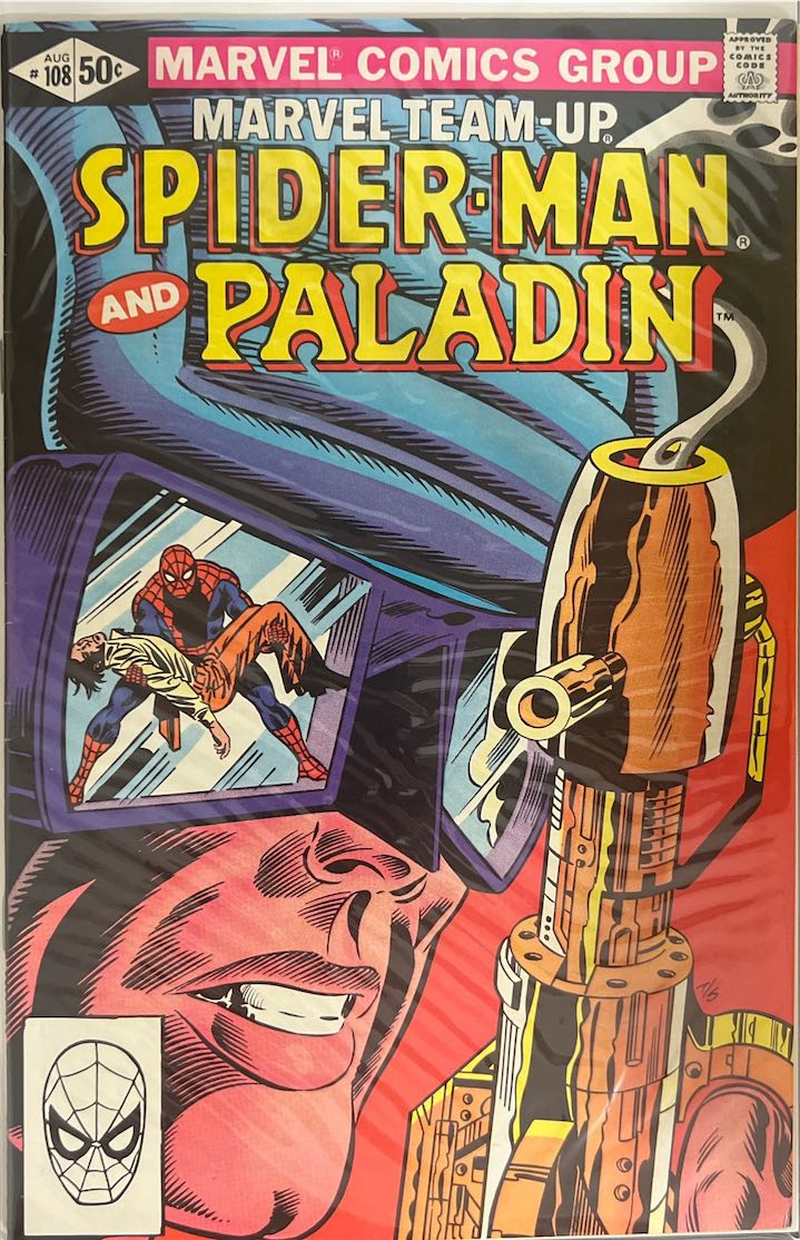 Marvel Team-Up, #108, Spider-Man and Paladin (Marvel, 1981) - Direct Edition