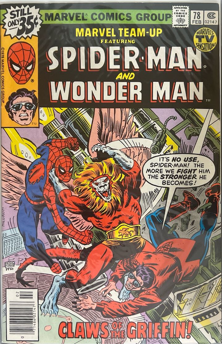 Marvel Team-Up, #078, Spider-Man and Wonder Man (Marvel, 1978) - Newsstand Edition