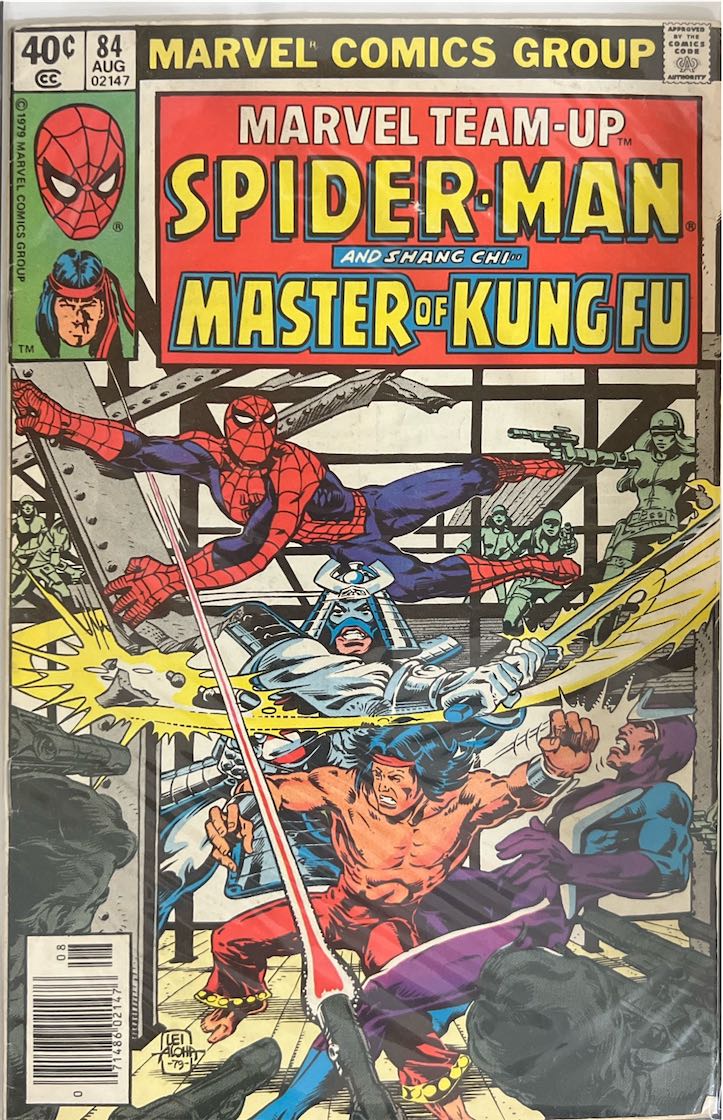 Marvel Team-Up, #084, Spider-Man and Shang-Chi, Master of Kung Fu (Marvel Comics, 1979) - Direct Sales