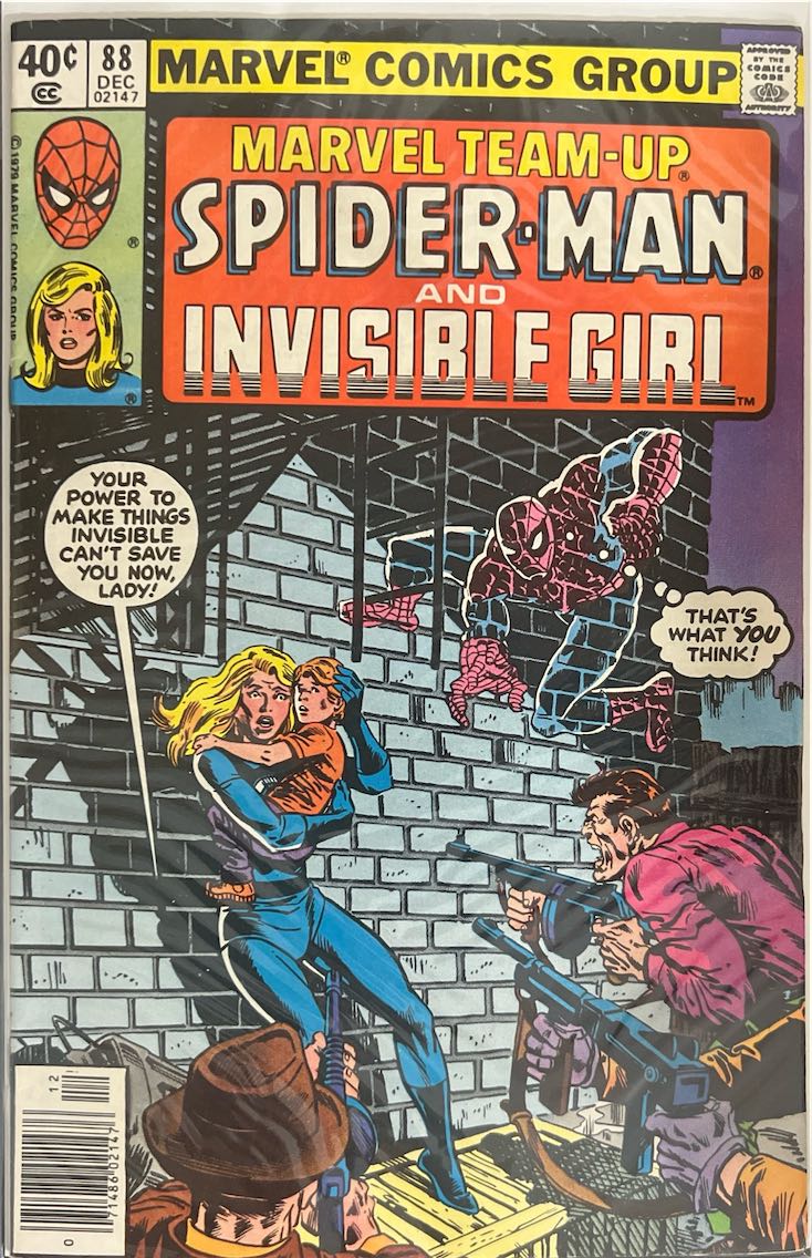 Marvel Team-Up, #088, Spider-Man and Invisible Girl (Marvel Comics, 1979) - Direct Edition