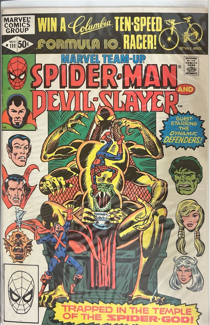 Marvel Team-Up, #111, Spider-Man and Devil-Slayer (Marvel, 1981) - Direct Edition