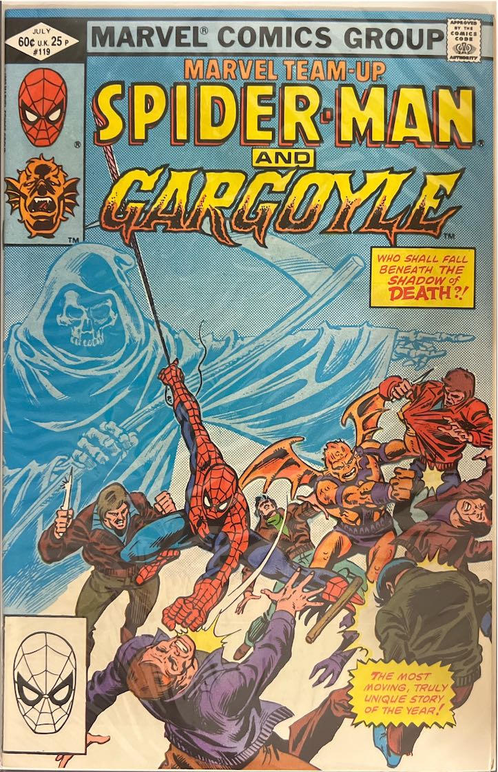 Marvel Team-Up, #119, Spider-Man and Gargoyle (Marvel, 1982) - Direct Edition