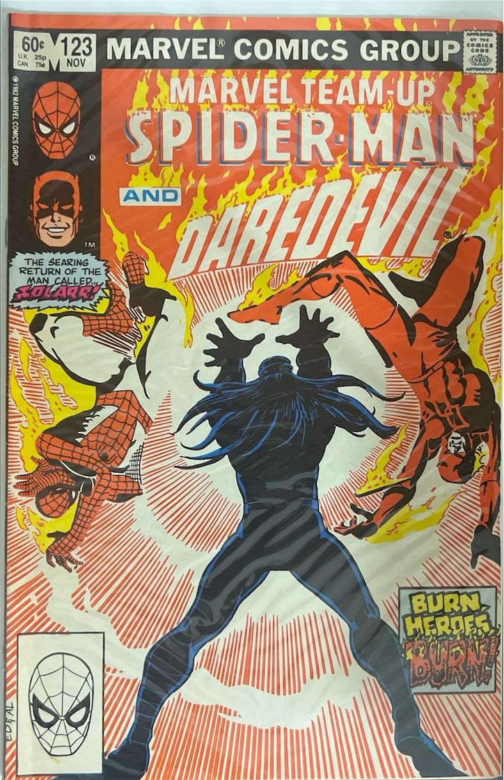 Marvel Team-Up, #123, Spider-Man and Daredevil (Marvel Comics, 1982) - Direct Edition