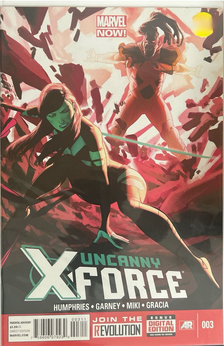 Uncanny X-Force, #003, Marvel NOW! (Marvel, 2013) - Direct Edition