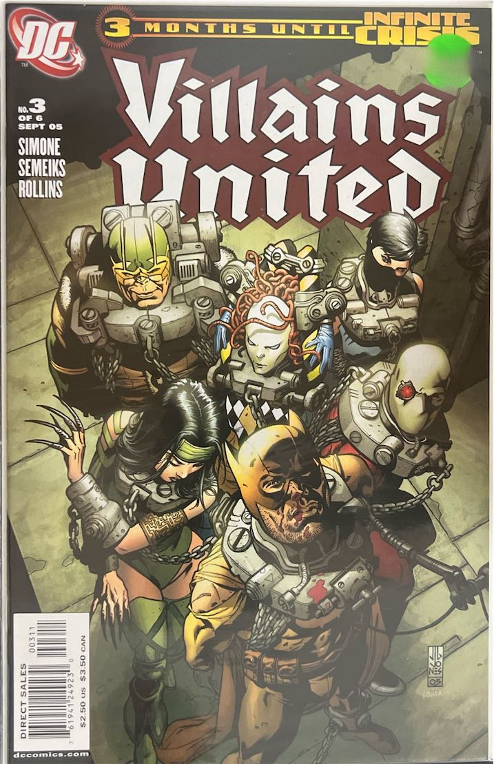 Villains United, #003 (DC Comics, 2005) - Direct Sales