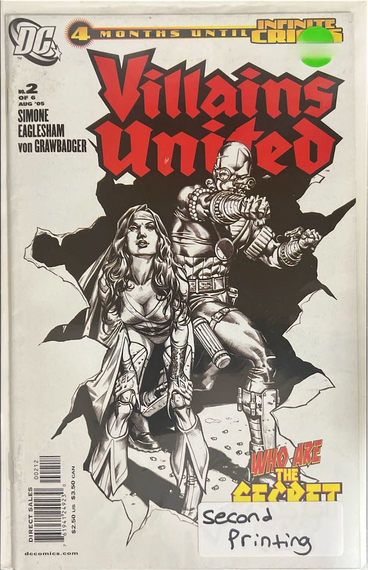 Villains United, #002, (DC Comics, 2005) - Second Printing