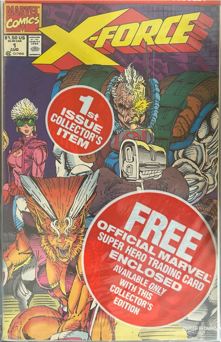 X-Force, #001 (Marvel, 1991) - Direct Sales Edition