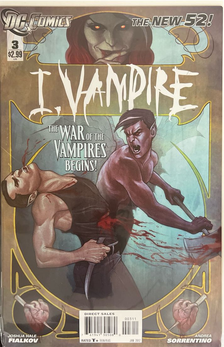 I, Vampire, #003, The War of the Vampires Begins! (DC Comics, 2012) - Direct Sales
