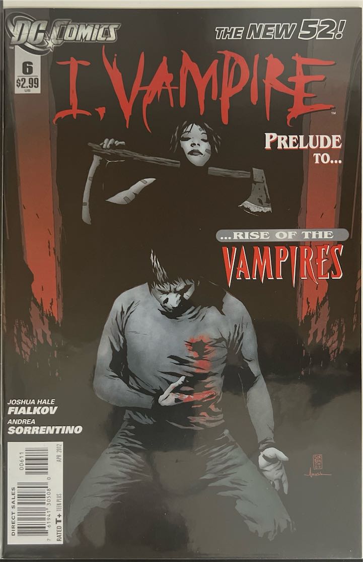 I, Vampire, #006, Prelude to... Rise of the Vampires (DC Comics, 2012) - Direct Sales Variant