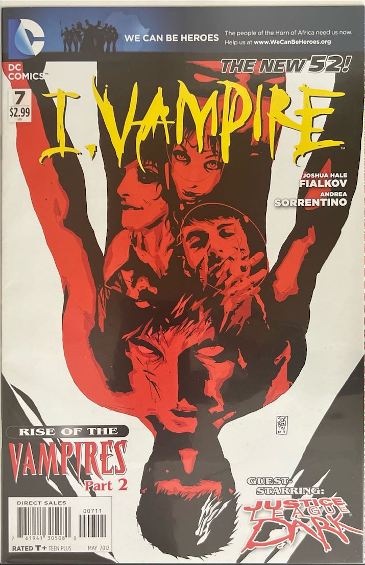 I, Vampire, #007, Rise of the Vampires Part 2 (DC Comics, 2012) - Direct Sales