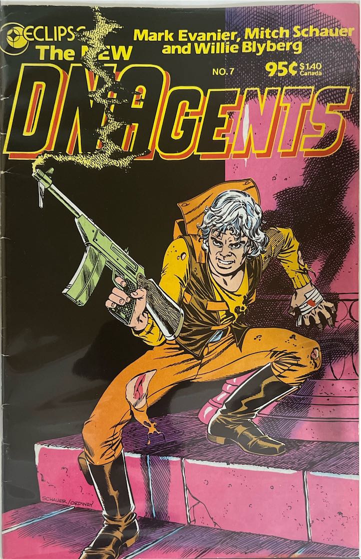 The New DNAgents, #007 (Eclipse Comics, 1984) - Direct Sales