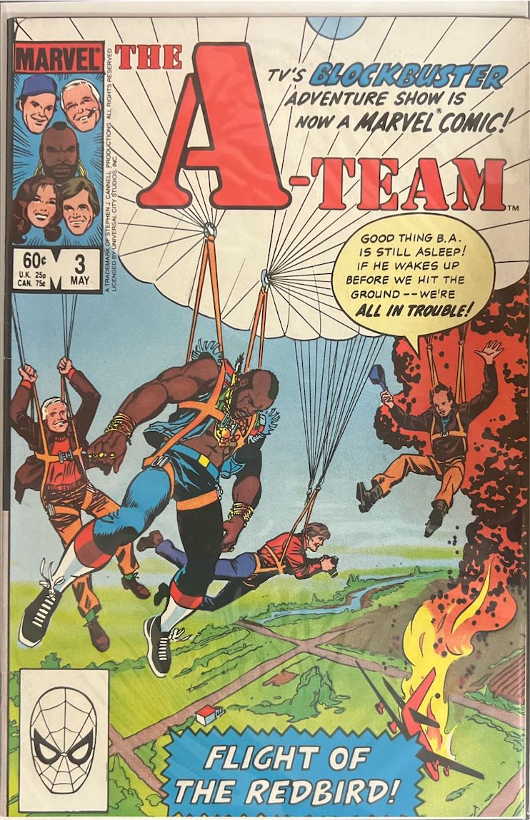 The A-Team, #003, Flight of the Redbird! (Marvel, 1984) - Direct Sales