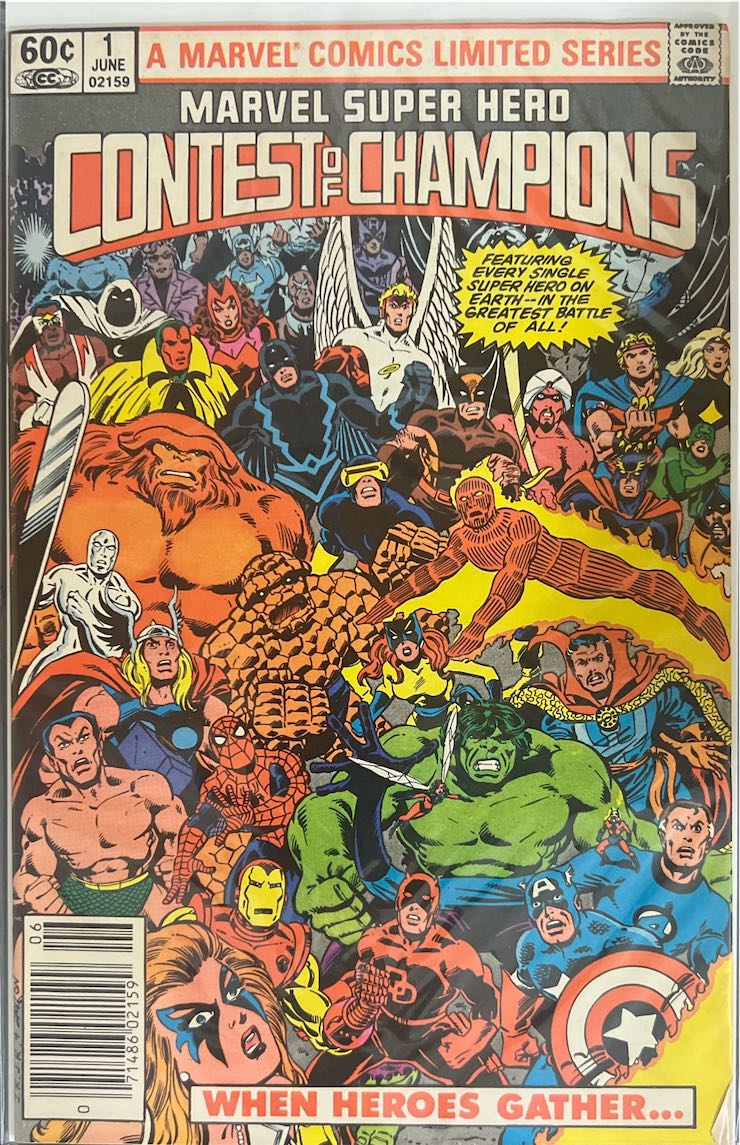 Marvel Super Hero Contest of Champions, #001, When Heroes Gather... (Marvel Comics, 1982) - Direct Sales